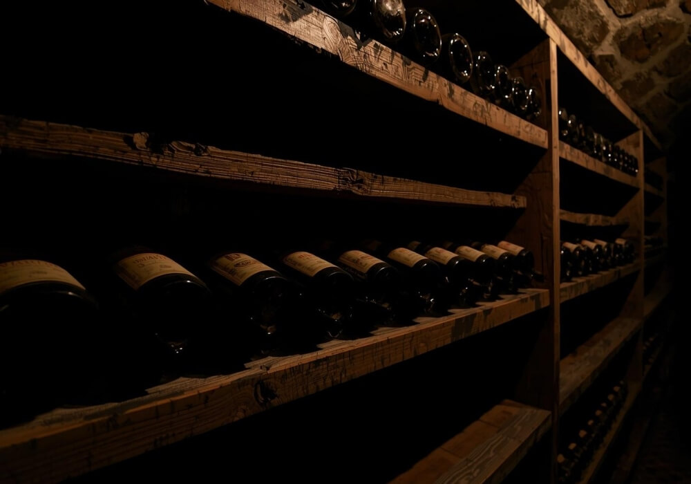 Wein in Keller lagern